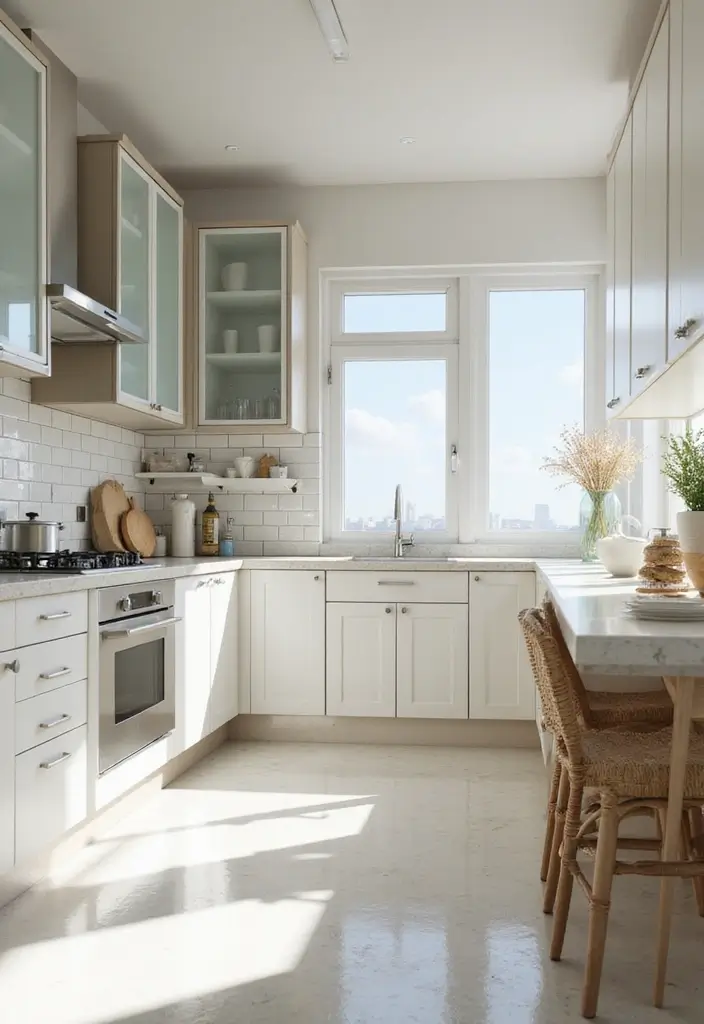 30 Kitchen Design Small Space Ideas That Blend Style and Function 9 30 Kitchen Design Small Space Ideas That Blend Style and Function - 9. Light-Reflective Surfaces