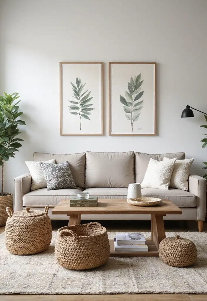 30+ Living Room Decor Ideas Apartment Renters Swear By - 21. Functional Decor