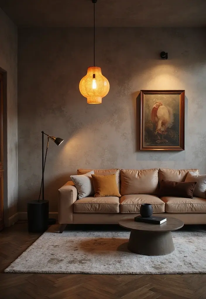 30+ Living Room Decor Ideas Apartment Renters Swear By - 6. Statement Lighting Fixtures