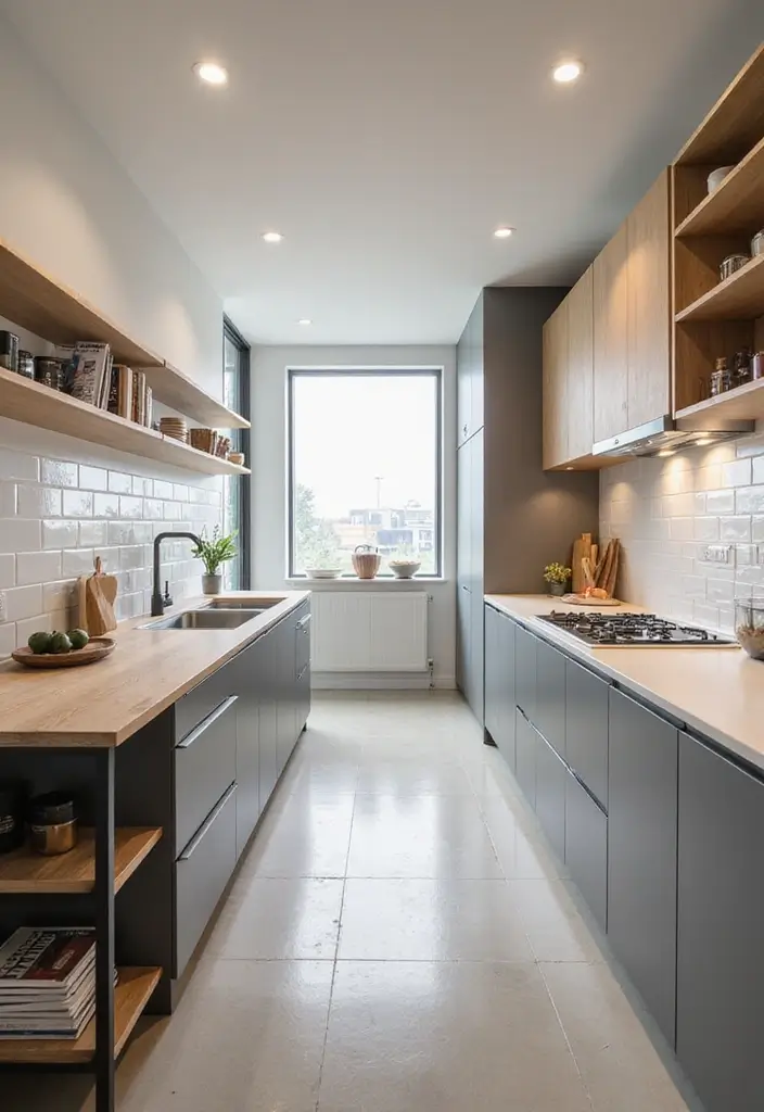 30 Small Kitchen Apartment Layouts That Work Wonders - 1. The Galley Kitchen Marvel