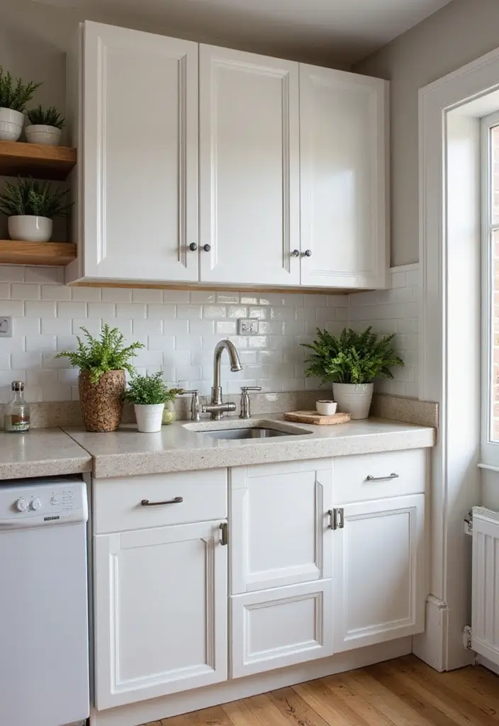 30 Small Kitchen Apartment Layouts That Work Wonders - 16. Smart Use of Countertops