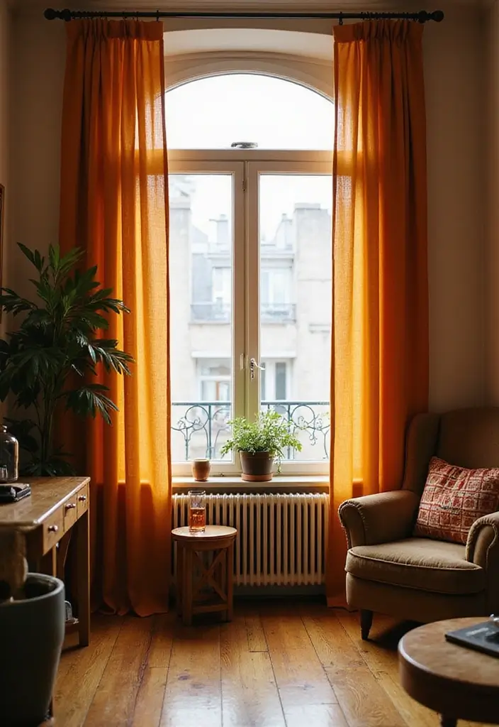 30 Small Space Home Decor Ideas That Actually Work - 10. Smart Use of Curtains