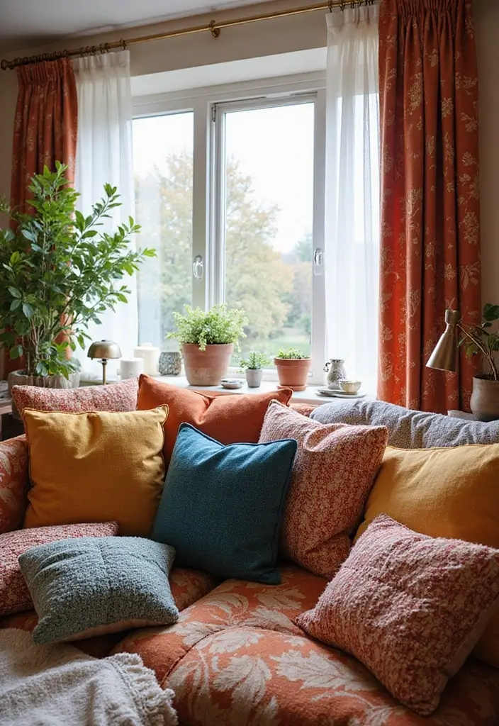 30 Small Space Home Decor Ideas That Actually Work - 19. Personalize with Textiles