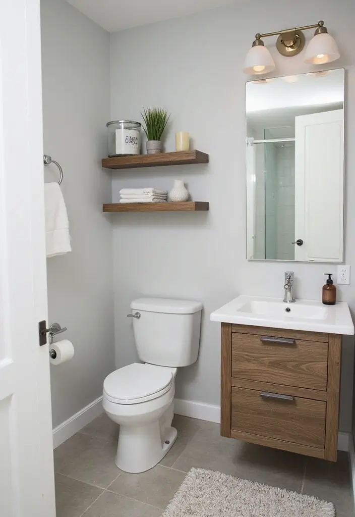30 Small Space Home Decor Ideas That Actually Work - 25. Compact Bathroom Solutions