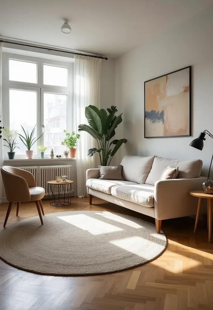 30 Small Space Home Decor Ideas That Actually Work - 6. Use Rugs to Define Areas