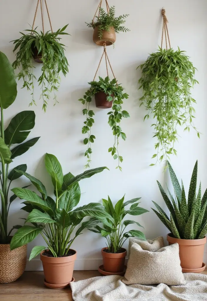 30 Small Space Home Decor Ideas That Actually Work - 9. Indoor Plants for Freshness