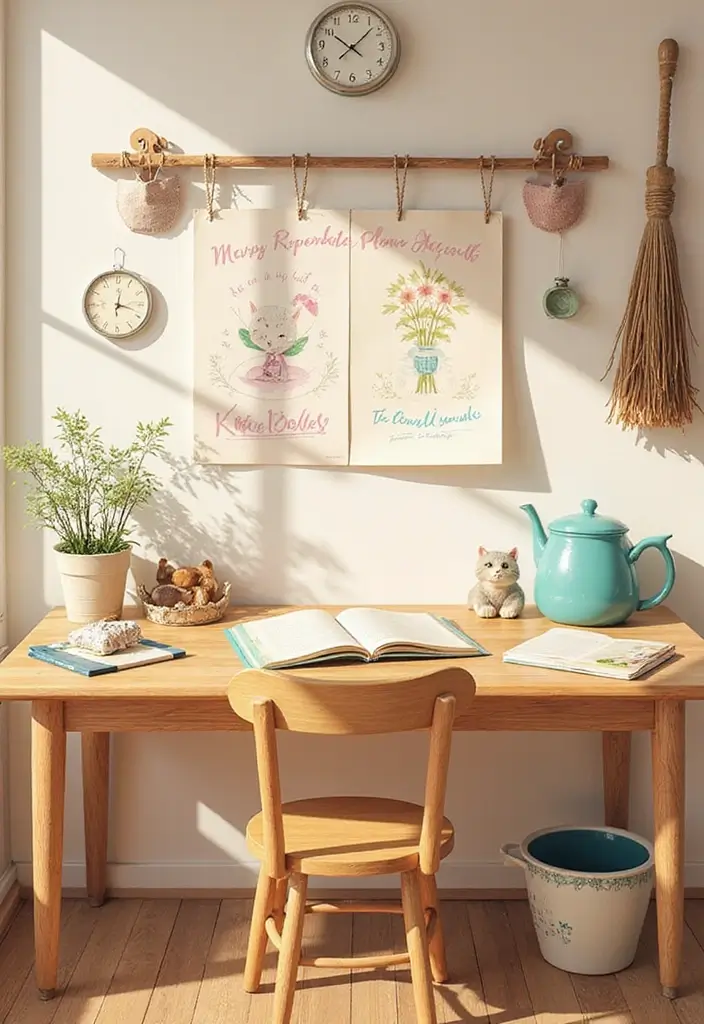 30+ Studio Ghibli Room Apartment Inspirations That Feel Magical 3 30 Studio Ghibli Room Apartment Inspirations That Feel Magical 3. Kikis Delivery Service Workspace