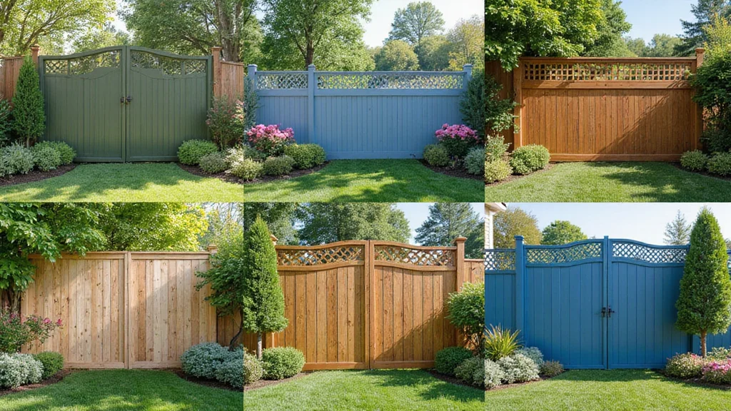 10 Backyard Fence Colors Ideas for Fresh Updated Curb Appeal
