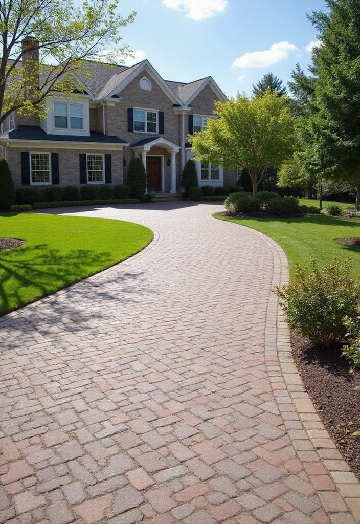 10 Backyard Paver Ideas Budget for Simple Durable Outdoor Style 6. Functional Driveway Alternatives