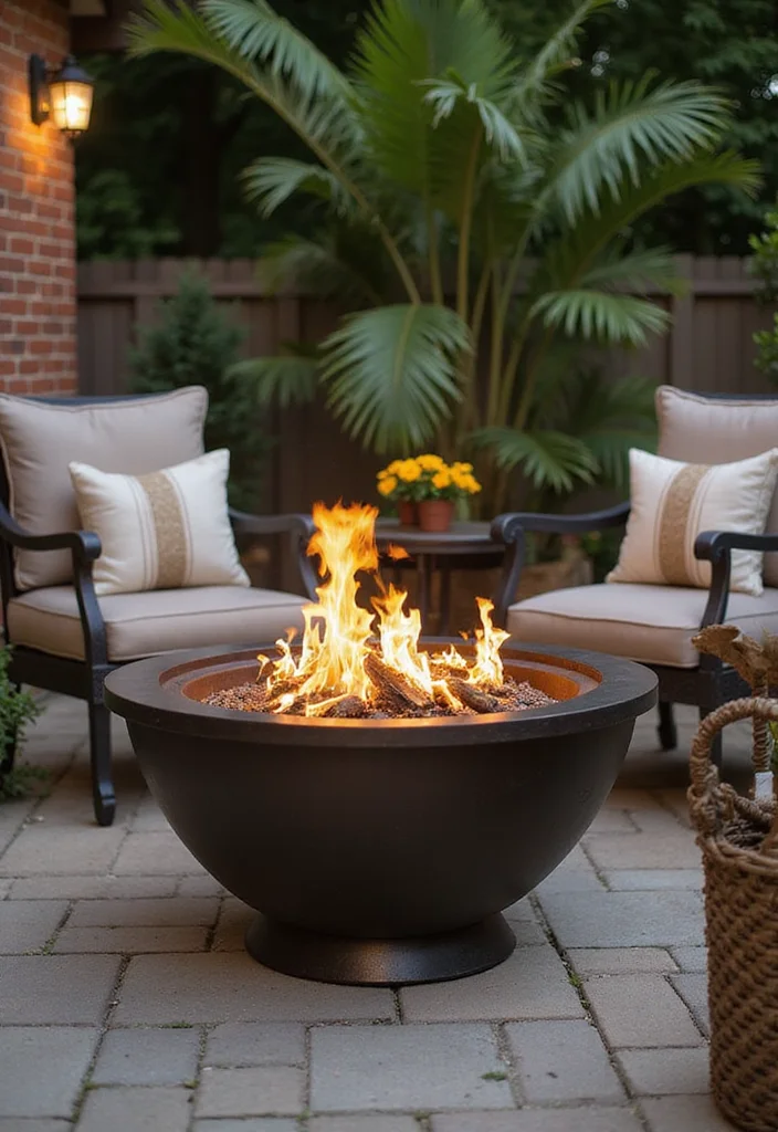 10 Small Fire Pit Ideas Backyard for Cozy Affordable Nights - 4. Portable Fire Bowl