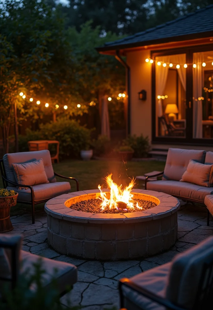 10 Small Fire Pit Ideas Backyard for Cozy Affordable Nights - 6. Sunken Fire Pit