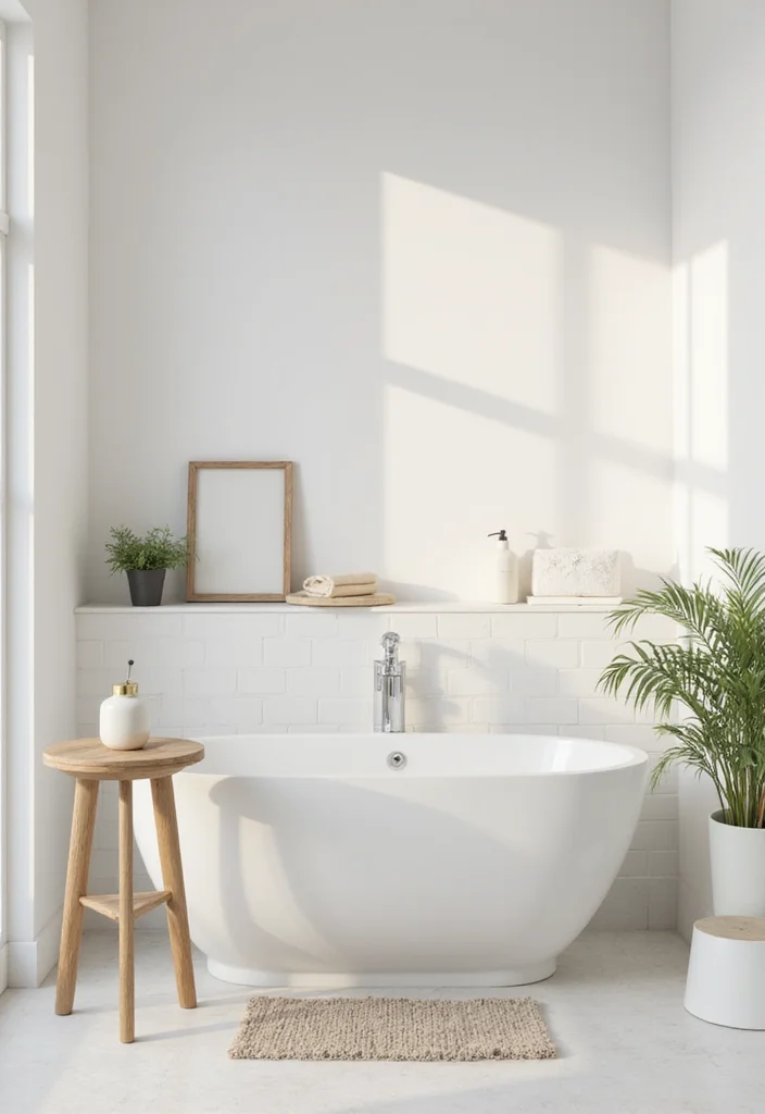 12 ACNH Bathroom Ideas for Cute Creative Island Inspired Style 11. Minimalist ACNH Touches