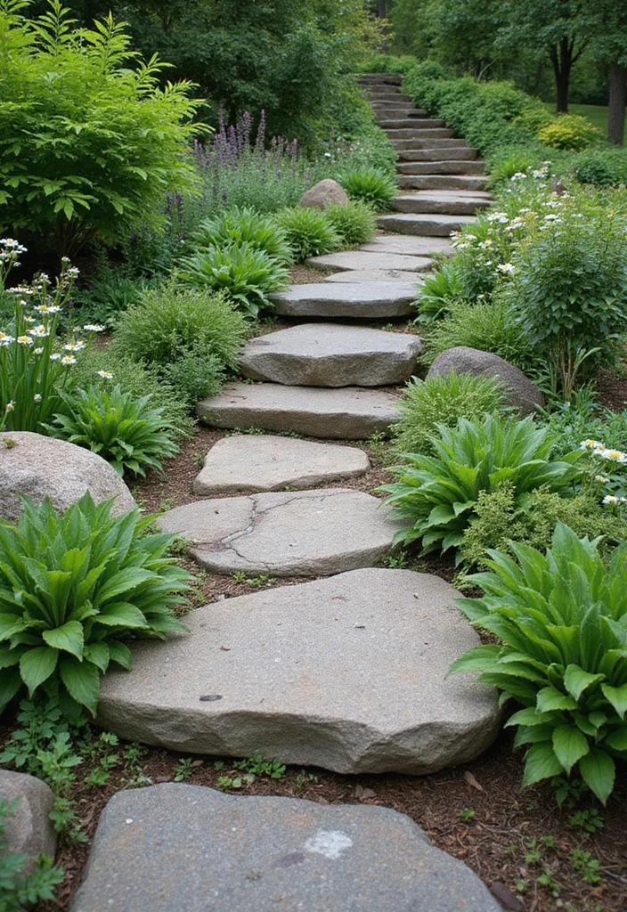 12 Backyard Landscaping Rock Ideas for Low Maintenance Natural Style 1. Create a Rock Pathway