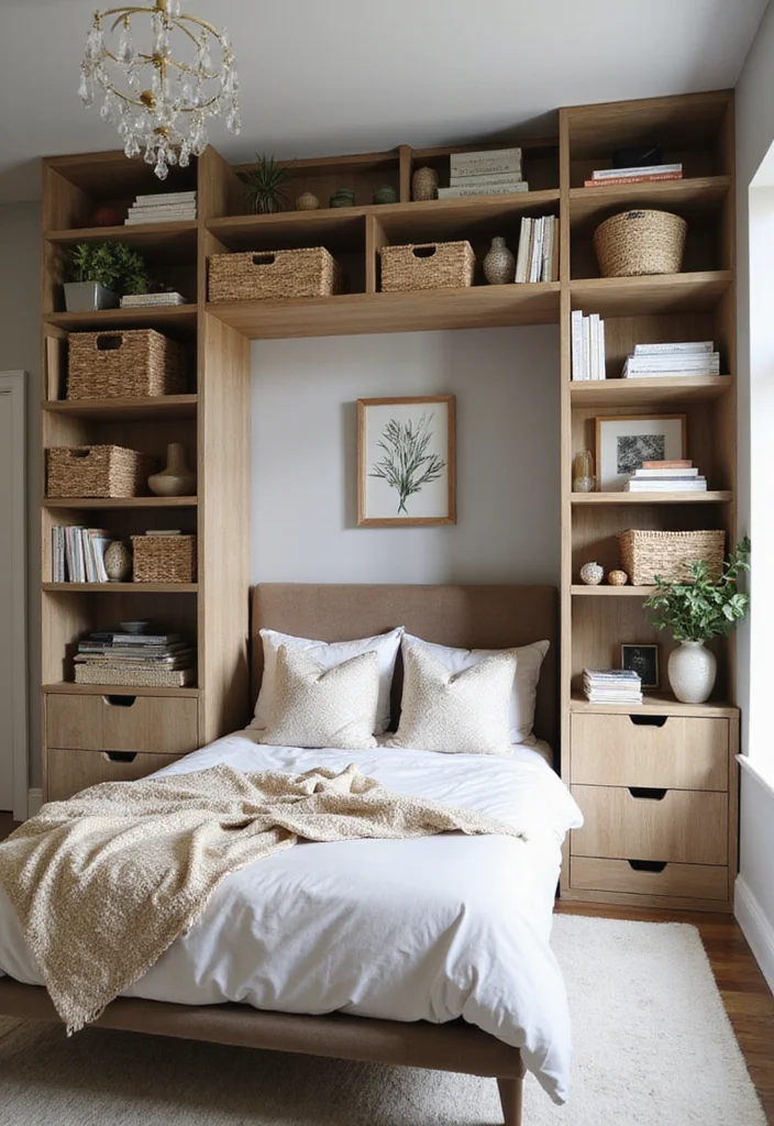 12 Bedroom Clothes Storage Ideas for Organized Space Saving Living 11. Vertical Storage Solutions