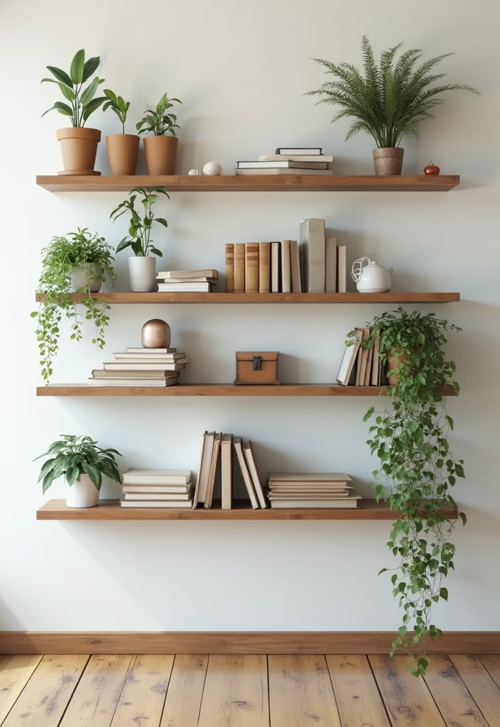 12 Bedroom Clothes Storage Ideas for Organized Space Saving Living 2. Wall Mounted Shelves