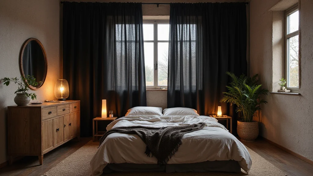 12 Black Curtains Bedroom Ideas for Moody Cozy Modern Vibes