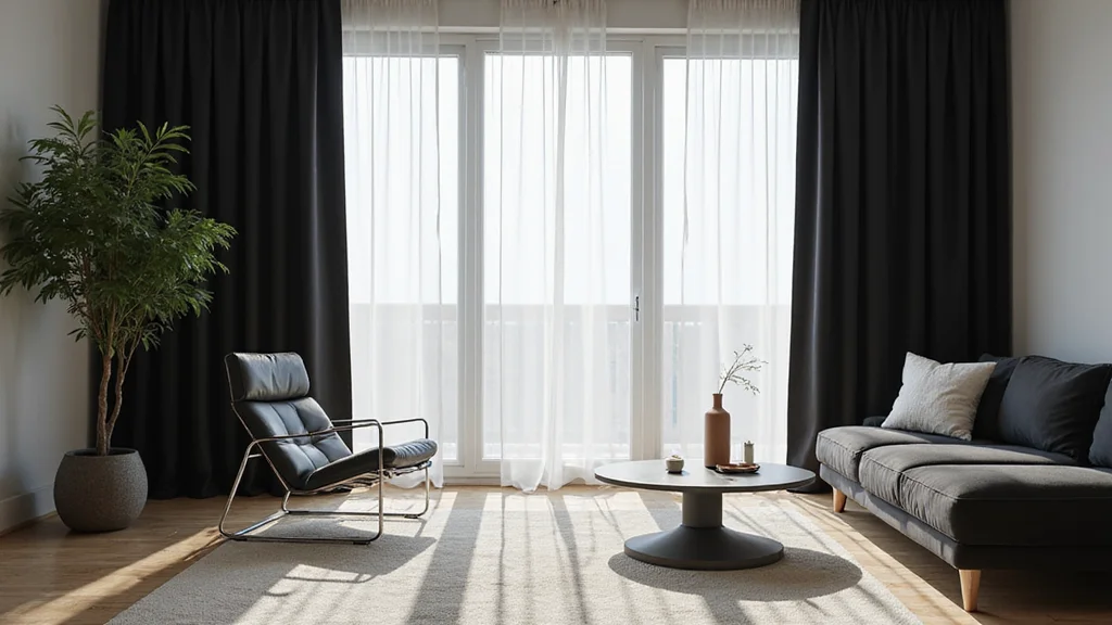 12 Black Curtains Living Room Ideas for Bold Dramatic Contrast