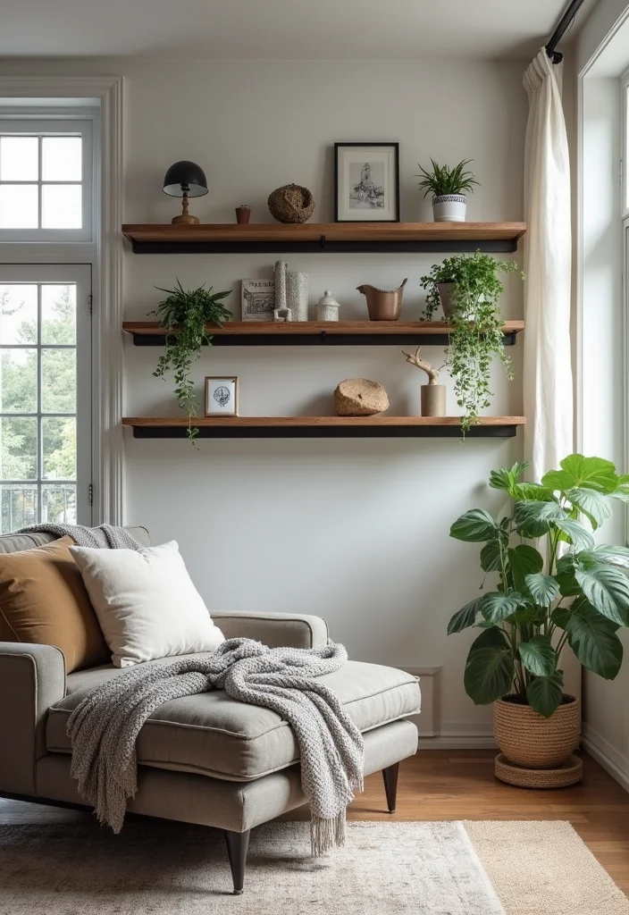 12 Corner Shelf Ideas Living Room for Smart Stylish Use of Space 45 12 Corner Shelf Ideas Living Room for Smart Stylish Use of Space 5. Industrial Corner Shelves for an Edgy Look