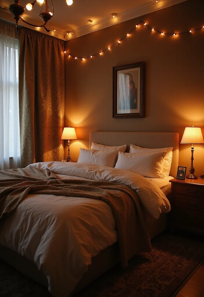 12 Dark Brown Bedroom Ideas for Rich Cozy Restful Style 45 12 Dark Brown Bedroom Ideas for Rich Cozy Restful Style 5. Layered Lighting