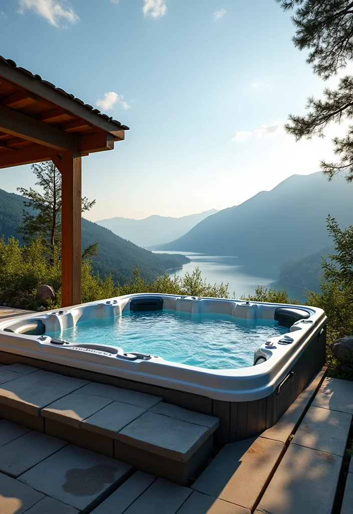 12 Hot Tub and Pool Ideas for Your Backyard Oasis 10. Hot Tub with Scenic Views