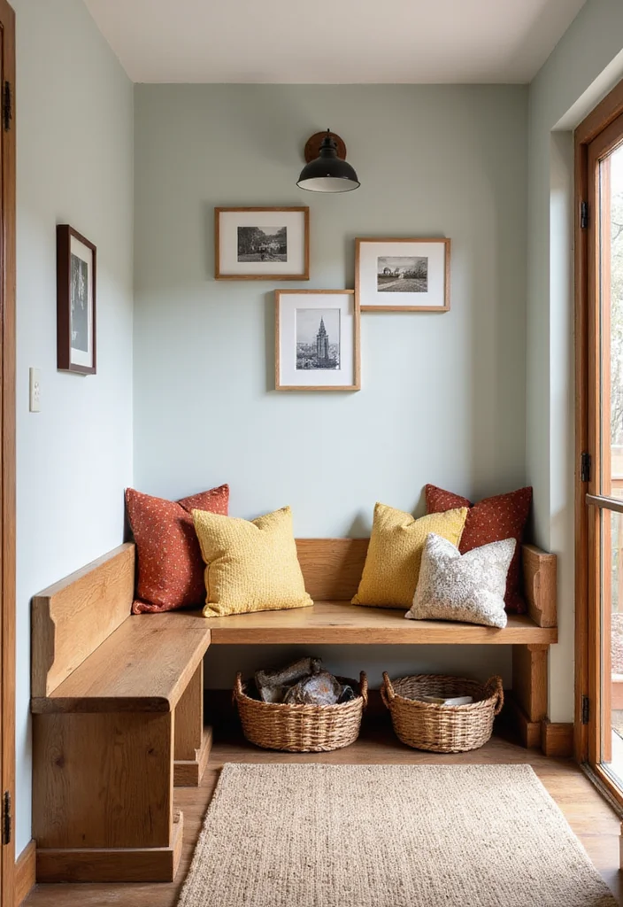 12 Kitchen Entryway Ideas for Better Flow and Welcoming Style 1 12 Kitchen Entryway Ideas for Better Flow and Welcoming Style 1. Cozy Corner Bench