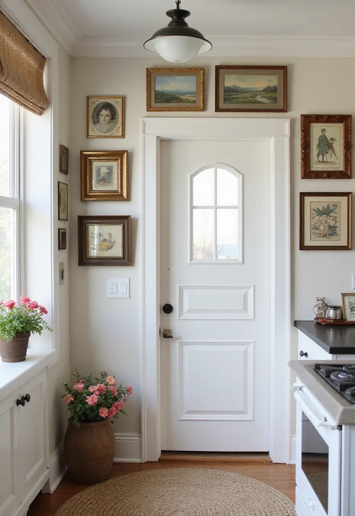 12 Kitchen Entryway Ideas for Better Flow and Welcoming Style 100 12 Kitchen Entryway Ideas for Better Flow and Welcoming Style 10. Artistic Touches