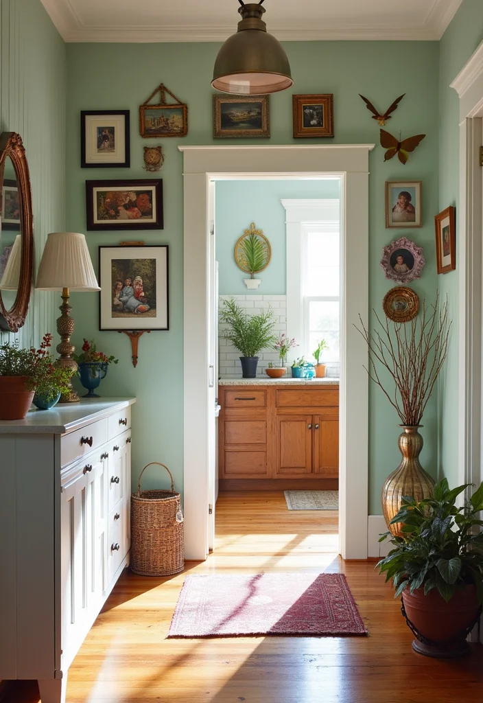 12 Kitchen Entryway Ideas for Better Flow and Welcoming Style 67 12 Kitchen Entryway Ideas for Better Flow and Welcoming Style 7. Colorful Accent Wall