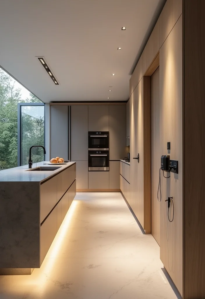 12 Kitchen Entryway Ideas for Better Flow and Welcoming Style 78 12 Kitchen Entryway Ideas for Better Flow and Welcoming Style 8. Integrated Technology