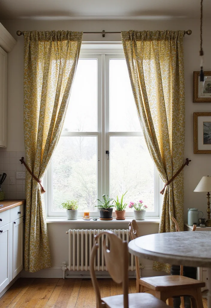 12 Kitchen Patio Door Curtain Ideas for Soft Light and Easy Privacy 6. Eco Friendly Recycled Fabric Curtains