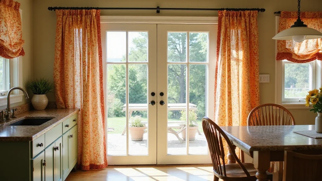 12 Kitchen Patio Door Curtain Ideas for Soft Light and Easy Privacy
