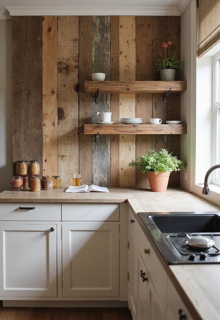 12 Open Kitchen Partition Ideas for Defined Modern Layouts 23 12 Open Kitchen Partition Ideas for Defined Modern Layouts 3. Reclaimed Wood Dividers