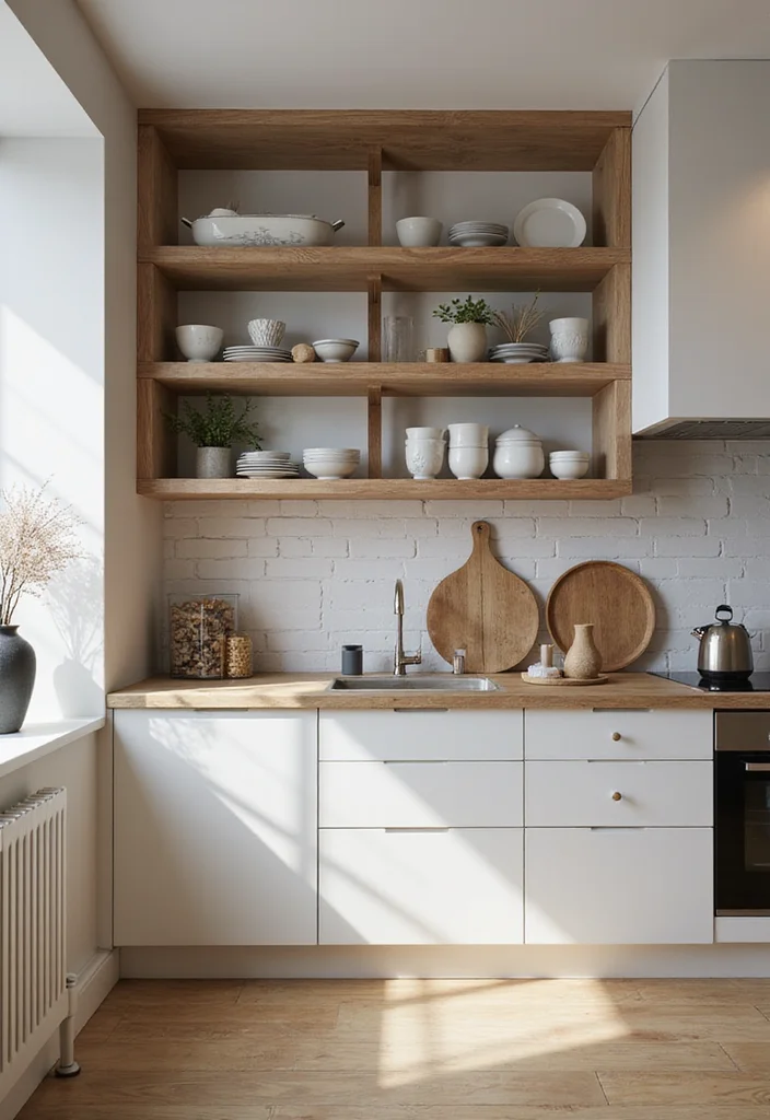 12 Open Kitchen Partition Ideas for Defined Modern Layouts 45 12 Open Kitchen Partition Ideas for Defined Modern Layouts 5. Open Shelving as a Divider