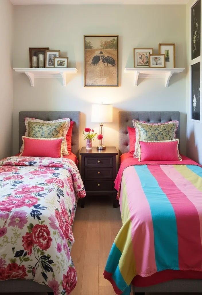 12 Sisters Bedroom Ideas for Fun Shared Practical Layouts 1. Themed Twin Beds