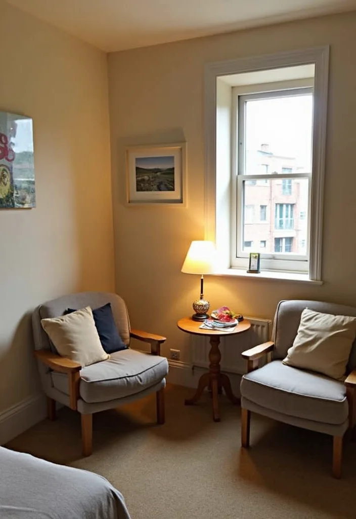 12 Sisters Bedroom Ideas for Fun Shared Practical Layouts 12. Cozy Corner Seating