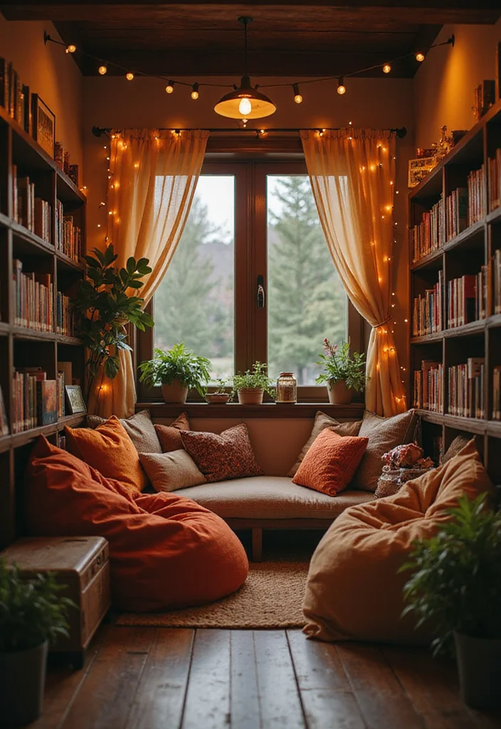 12 Sisters Bedroom Ideas for Fun Shared Practical Layouts 8. Shared Reading Nook