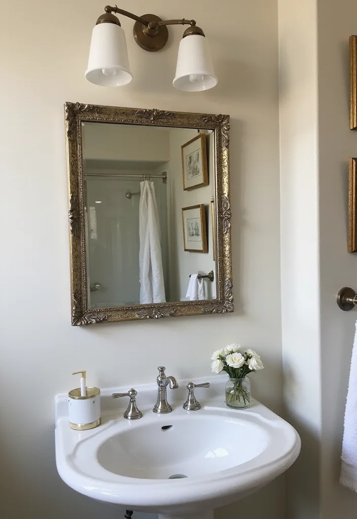 12 Small Bathroom Mirror Ideas for Spacious Bright Reflections - 3. Mirrored Medicine Cabinet