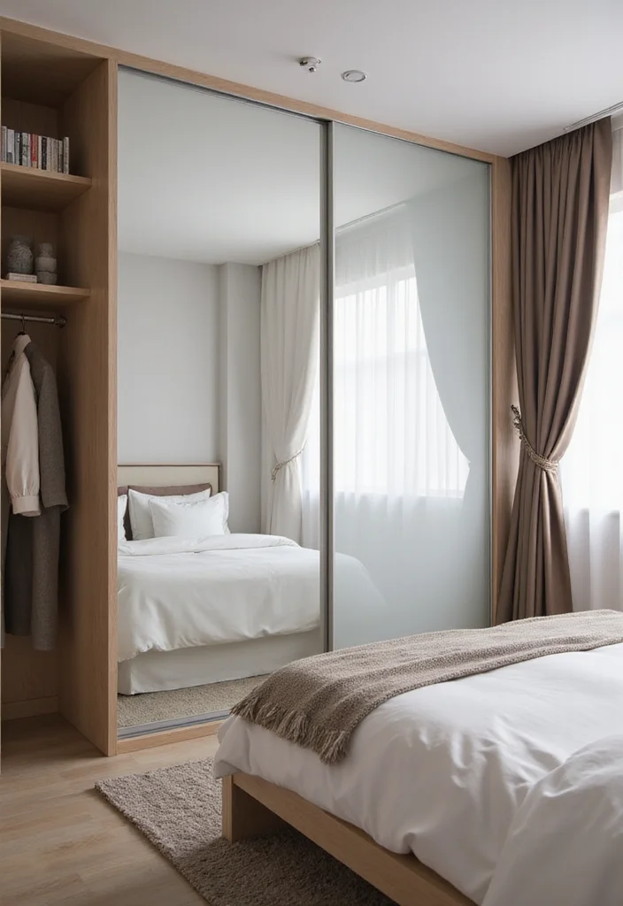 12 Small Bedroom Wardrobe Ideas for Efficient Organized Storage 5. Sliding Door Wardrobes