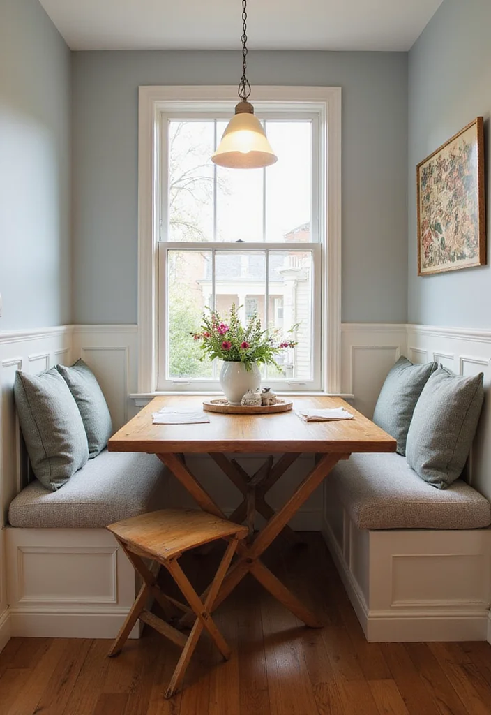 12 Small Narrow Kitchen Ideas for Efficient Smart Space Use - 10. Flexible Dining Solutions