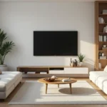 12 TV Ideas for Living Room for Clean Functional Modern Viewing