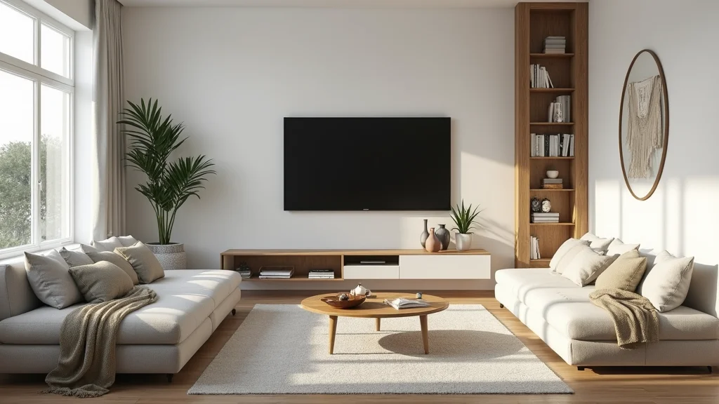 12 TV Ideas for Living Room for Clean Functional Modern Viewing