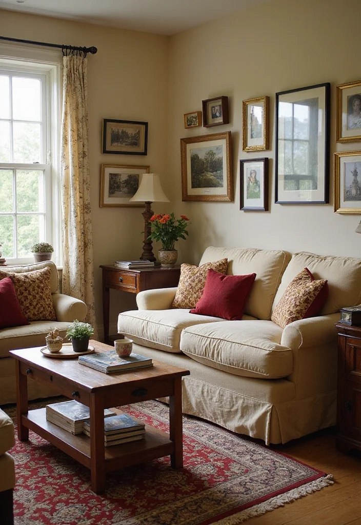 12 Tuscan Living Room Ideas for Old World Warm Textured Charm 122 12 Tuscan Living Room Ideas for Old World Warm Textured Charm - 12. Personal Touches and Family Heritage