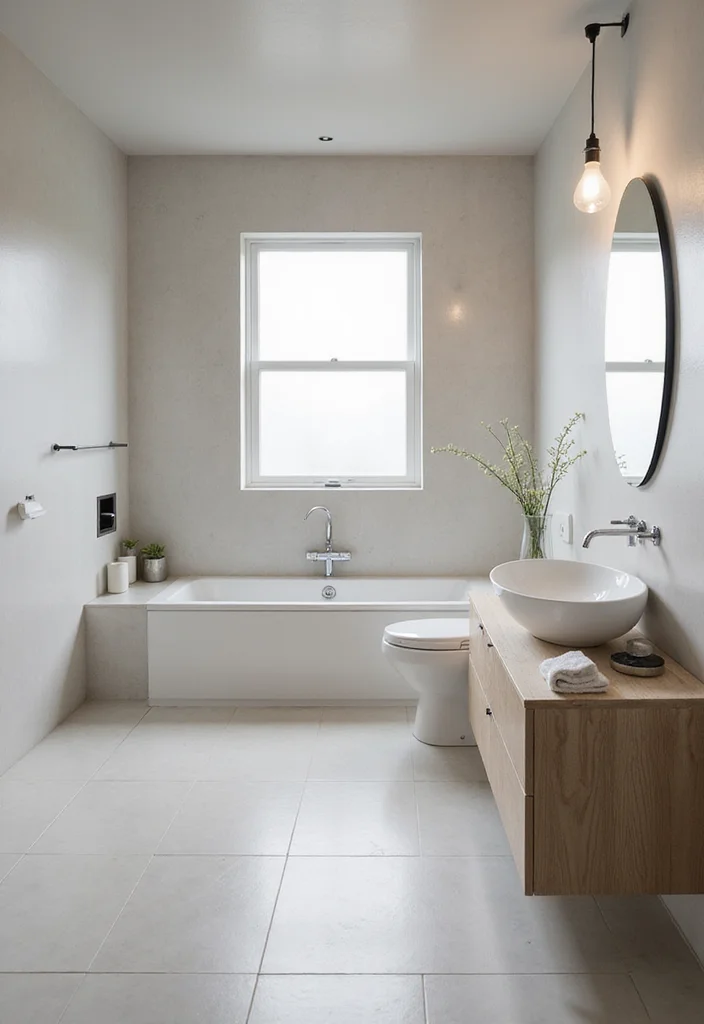 12 Windowless Bathroom Ideas for Bright Airy Light Filled Design 122 12 Windowless Bathroom Ideas for Bright Airy Light Filled Design 12. Opt for Minimalist Design