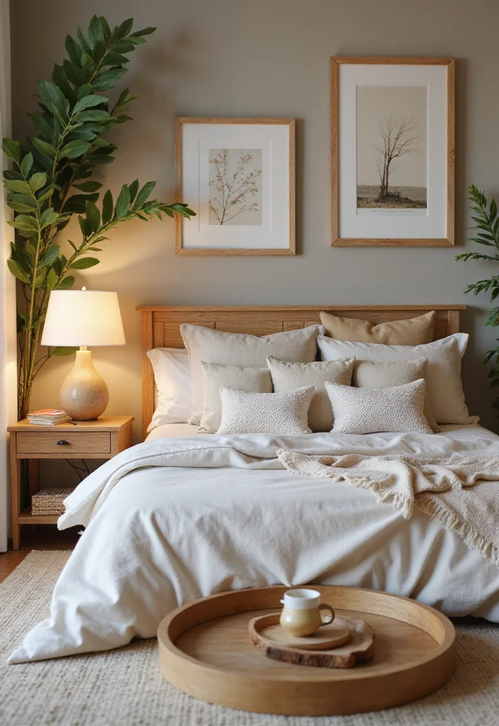 12 Wooden Bedroom Ideas for Warm Natural Comfortable Living - 5. Natural Wood Accents