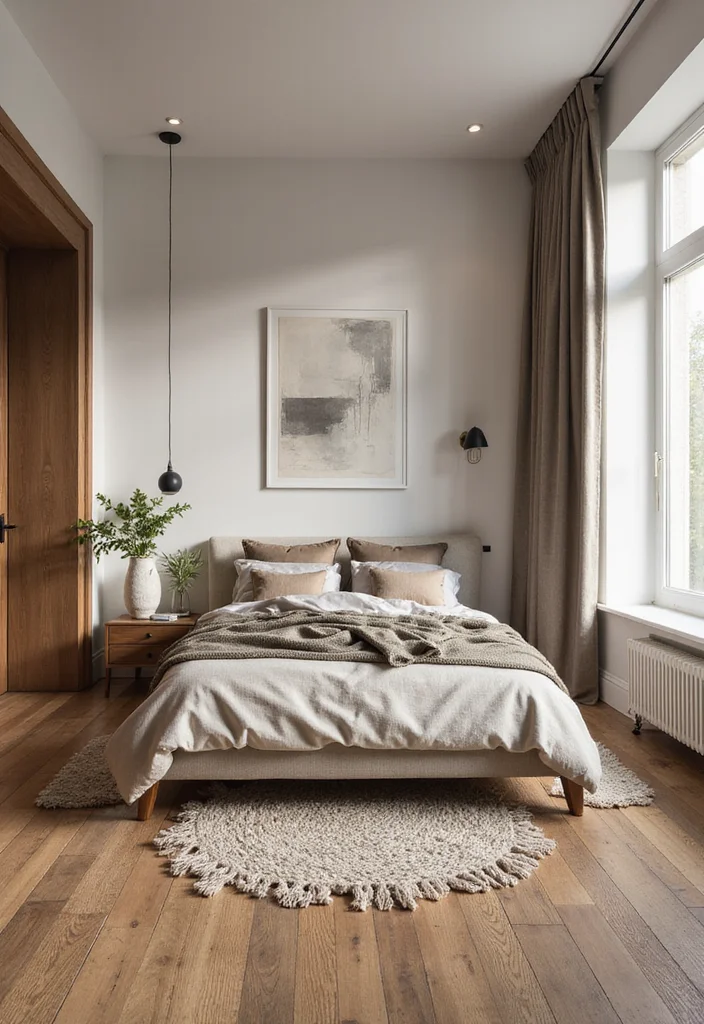 12 Wooden Bedroom Ideas for Warm Natural Comfortable Living - 7. Sustainable Wood Flooring