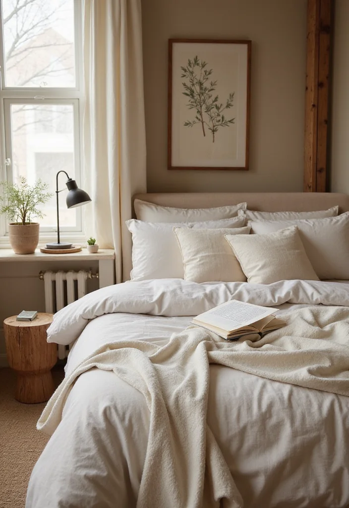 12 Wooden Bedroom Ideas for Warm Natural Comfortable Living - 9. Eco-Friendly Textiles