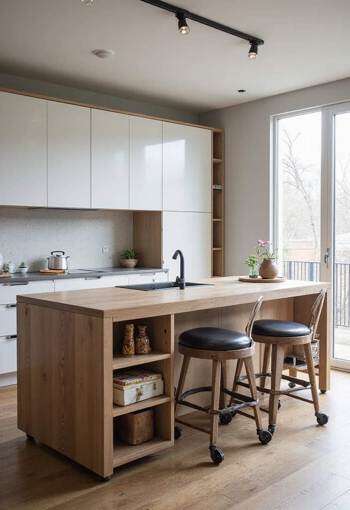 14 Kitchen Extra Storage Ideas for Smarter Organized Spaces - 2. Multifunctional Furniture
