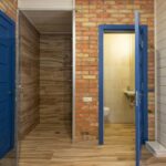 bathroom doors are smaller
