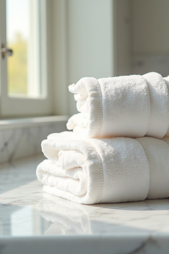 5 Easy Techniques to Decorate Bathroom Towels 4 boutique towel edge finishing methods