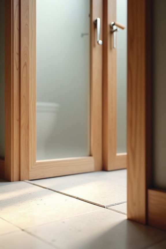 Are Bathroom Doors Smaller Than Standard Doors? 10 clear opening is narrower than door