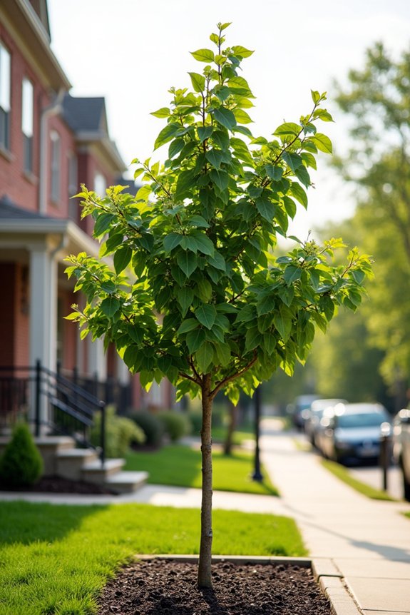 compact thriving st louis neighborhood trees